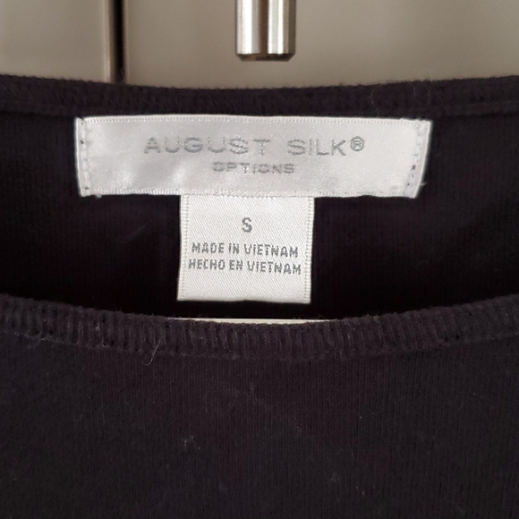 August Silk black with silver cut outs top - Picture 2 of 4